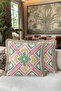 Ethnic Luxury Fringed Pillowcase - Geometric Spring Bohemian Beige Tassel Throw Pillow Cover - 6