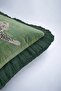 Leopard Print Luxury Fringe Pillowcase - Bohemian Style Green Black Tassel Throw Pillow Cover - 7