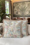 Pastel Botanical Garden Fringed Pillowcase - Elegant Bohemian Green Beige Tassel Throw Pillow Cover - 6