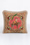 Baroque Vintage Fringed Pillowcase - Nostalgic Pink Leopard Green Bohemian Tassel Throw Pillow Cover - 3