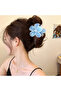 Papatya Model Blue Color 7 cm Hair Clip – Stylish and Durable - 3