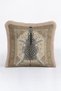 Zebra Carpet Motif Luxury Fringed Pillowcase-African Inspired Beige Bohemian Beige Tassel Throw Pillow Cover - 4