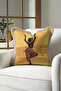 Indian Palace Elegance Fringed Pillowcase - Boho Ethnic Gold Color Tassel Throw Pillow Cover - 2