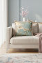 Bird Vintage Chinese Garden Patterned Fringed Pillowcase - Flower Branches Bohemian Tasseled Cushion Cover - 3