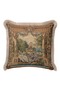 Baroque Palace Garden Luxury Fringed Pillowcase-Classic Gold Color Authentic Tassel Throw Pillow Cover - 5