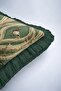 Baroque Bird Figured Luxury Fringed Pillowcase-Cream Green Classic Vintage Tassels Throw Pillow Cover - 7