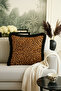 Luxury Leopard Fringed Pillowcase-Wild Elegance Bohemian Black Gold Color Tassels Throw Pillow Cover - 2