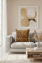 Leopard Print Fringe Pillowcase - Luxury Safari Bohemian Gold Color Tassel Throw Pillow Cover - 5
