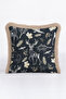 Luxury Forest Accent Fringe Pillowcase - Natural Country Black Gold Color Tufted Throw Pillow Cover - 5