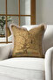 Gustav Klimt Tree Luxury Fringed Pillowcase-Abstract Yellow Gold Color Retro Tassels Throw Pillow Cover - 2