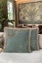 Elegant Emerald Velvet Luxury Fringed Pillowcase-Emerald Green Ethnic Modern Tufted Throw Pillow Cover - 6