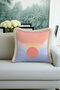 Pastel Sunset Fringed Pillowcase - Soft Bohemian Rainbow Yellow Blue Tassel Throw Pillow Cover - 5