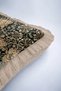 Luxury Vintage Floral Fringe Pillowcase - Classic Bohemian Black Gold Color Tassel Throw Pillow Cover - 7