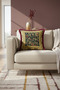 Elegant Vintage Floral Fringed Pillowcase - Classic Chic Retro Cream Burgundy Tassel Throw Pillow Cover - 2