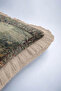 Baroque Avant-Garde Fringed Pillowcase-Palace Vintage Themed Tassel Throw Pillow Cover - 7