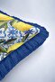 Mediterranean Lemon Fringed Pillowcase - Vibrant Blue White Italian Style Tassel Throw Pillow Cover - 7
