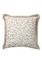 Luxury Leopard Fringe Pillowcase - Natural Safari Bohemian Beige Gold Color Tassel Throw Pillow Cover - 5