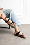 Lisbon Genuine Leather Cork Sole Orthopedic Women's Slippers - 5