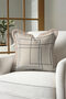 Geometric Modern Luxury Fringed Pillowcase-Corner Line Beige Nordic Blue Tufted Throw Pillow Cover