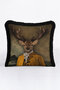 Avant-Garde Deer Fringed Pillowcase - Classic Bohemian Yellow Black Tassel Throw Pillow Cover - 5