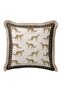Elegant Wild Leopard Luxury Fringed Pillowcase-Natural Safari Chic Tassel Throw Pillow Cover - 5