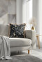 Luxury Forest Accent Fringe Pillowcase - Natural Country Black Gold Color Tufted Throw Pillow Cover - 2