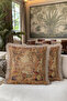 Baroque Chic Fringed Pillowcase - Classic Rustic Spring Tones Tufted Throw Pillow Cover - 6