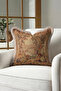 Baroque Chic Fringed Pillowcase - Classic Rustic Spring Tones Tufted Throw Pillow Cover - 3