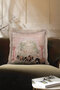 Indian Himalayan Palace Fringed Pillow Case - Antique Architecture Bohemian Green Beige Tassel Cushion Cover - 5