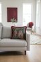 Royal Elegant Luxury Fringed Pillowcase - Classic French Burgundy Antique Rustic Tasseled Cushion Cover