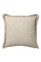 Baroque Luxury Fringed Pillowcase - Cream Classic Elegant Country Beige Tassel Throw Pillow Cover - 3