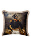 Saraya Elegance Baroque Luxury Fringed Pillowcase-Uniform Dog Pattern Tassel Throw Pillow Cover