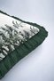 Xmas Christmas Carriage Fringed Pillowcase-New Year Pine Tree Themed Dark Green Tassels Throw Pillow Cover - 7