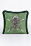 Leopard Print Luxury Fringe Pillowcase - Bohemian Style Green Black Tassel Throw Pillow Cover - 2