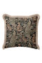 Luxury Vintage Fringed Pillowcase - Nature-Inspired Bohemian Black Green Tassel Throw Pillow Cover