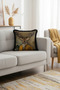 Avant-Garde Deer Fringed Pillowcase - Classic Bohemian Yellow Black Tassel Throw Pillow Cover - 2