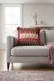 Nordic Snowflake Fringed Pillowcase - Christmas Themed Red Green Tassel Throw Pillow Cover - 5