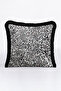 Wild Elegance Fringed Pillowcase - Leopard Luxury Bohemian Black Tassel Throw Pillow Cover