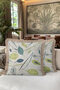Natural Leaf Motif Luxury Fringed Pillowcase-Chic Green Blue Nordic Beige Tufted Throw Pillow Cover - 6