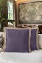 Luxury Purple Fringed Pillowcase-Elegan Bohemian Grey Edged Tassel Throw Pillow Cover - 6