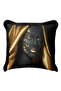 Luxury Gold Color Fringed Pillowcase - Artistic Afro Modern Black Gold Tufted Throw Pillow Cover - 3