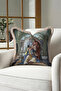 Palace Splendor Fringed Pillowcase - Ottoman Palace Rustic Beige Gold Color Tassel Throw Pillow Cover - 4
