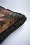Baroque Flower Garden Luxury Fringed Pillowcase-Garden Nostalgic Green Black Tassel Throw Pillow Cover - 7