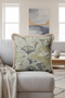 Elegant Ginkgo Leaf Luxury Fringed Pillowcase - Water Green Scandinavian Beige Tasseled Cushion Cover - 4