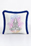 Mandala Meditation Fringed Pillowcase - Peace Coolness Bohemian Blue Tassel Throw Pillow Cover - 3