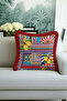 Italian-Inspired Colorful Luxury Fringed Pillowcase-Lemon Floral Pattern Retro Tassel Throw Pillow Cover - 4