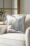 Snow Holiday Fringed Pillowcase - Winter Forest Themed Rustic Beige Green Tassel Throw Pillow Cover - 5