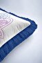 Mandala Meditation Fringed Pillowcase - Peace Coolness Bohemian Blue Tassel Throw Pillow Cover - 7
