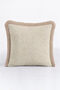 Baroque Luxury Fringed Pillowcase - Cream Classic Elegant Country Beige Tassel Throw Pillow Cover - 5
