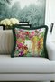Luxury Floral Garden Fringed Pillowcase - Spring Garden Ethnic Green Tone Tassel Throw Pillow Cover - 5